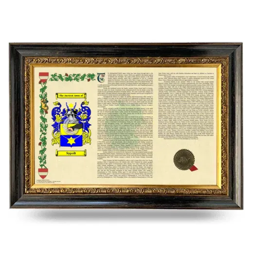 Sypolt Armorial Landscape Framed - Heirloom