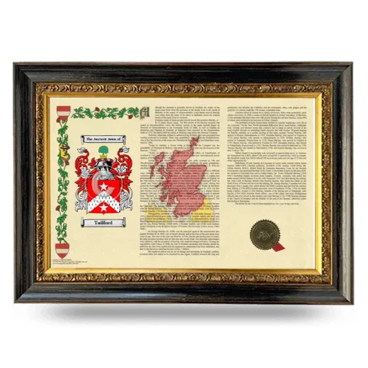 Tailford Armorial Landscape Framed - Heirloom