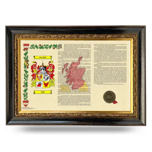 Tair Armorial Landscape Framed - Heirloom