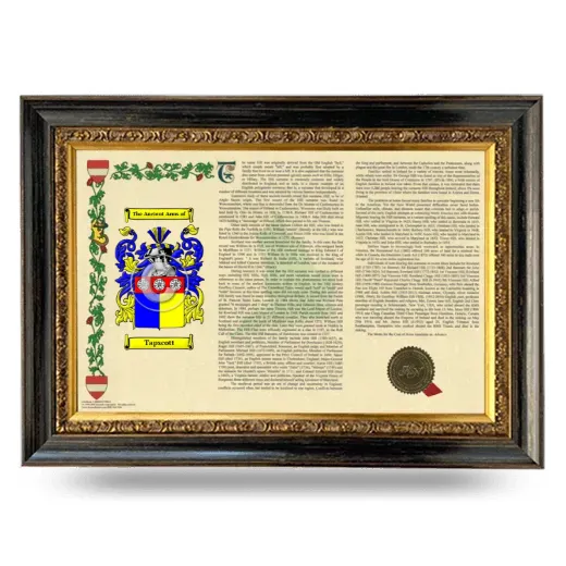Tapscott Armorial Landscape Framed - Heirloom