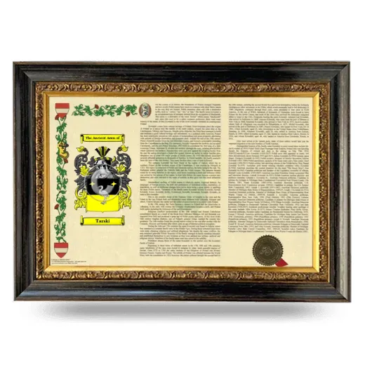 Tarski Armorial Landscape Framed - Heirloom