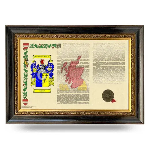 Tarve Armorial Landscape Framed - Heirloom