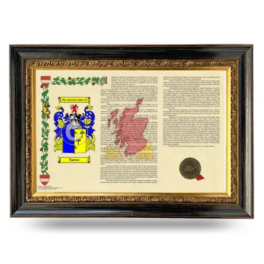 Tarver Armorial Landscape Framed - Heirloom