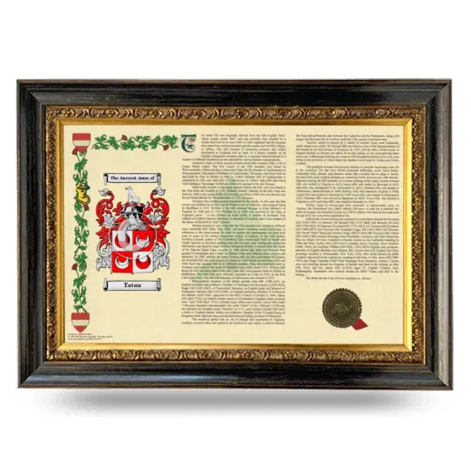 Tatan Armorial Landscape Framed - Heirloom