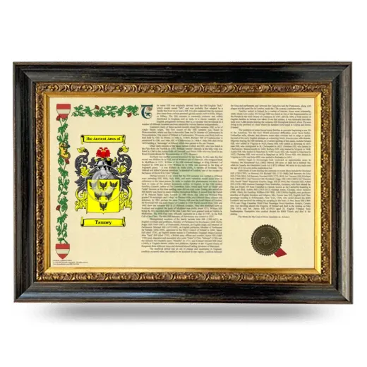 Tauney Armorial Landscape Framed - Heirloom