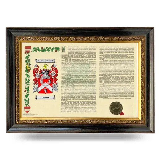 Tedders Armorial Landscape Framed - Heirloom