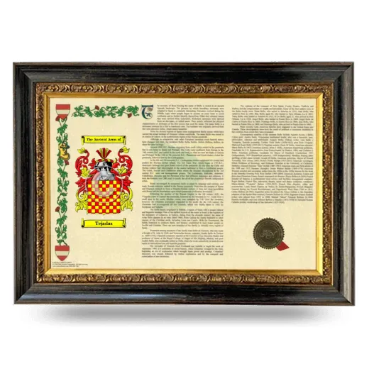 Tejadas Armorial Landscape Framed - Heirloom