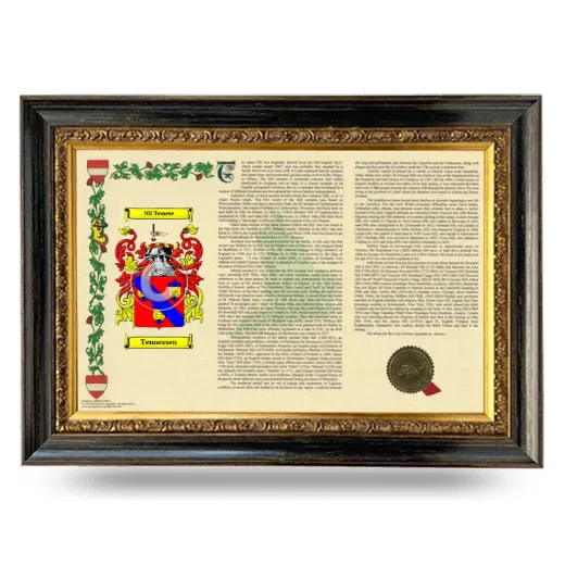 Tennessen Armorial Landscape Framed - Heirloom