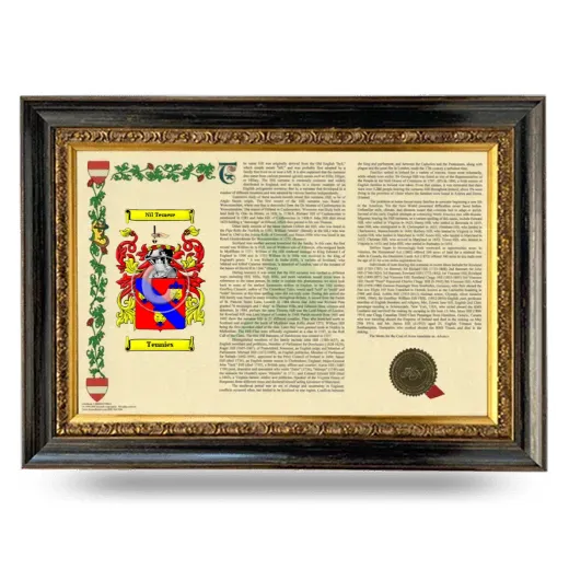 Tennies Armorial Landscape Framed - Heirloom