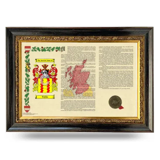 Teylin Armorial Landscape Framed - Heirloom