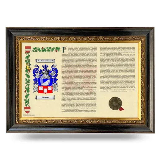 Thieme Armorial Landscape Framed - Heirloom