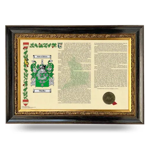 Thirlby Armorial Landscape Framed - Heirloom