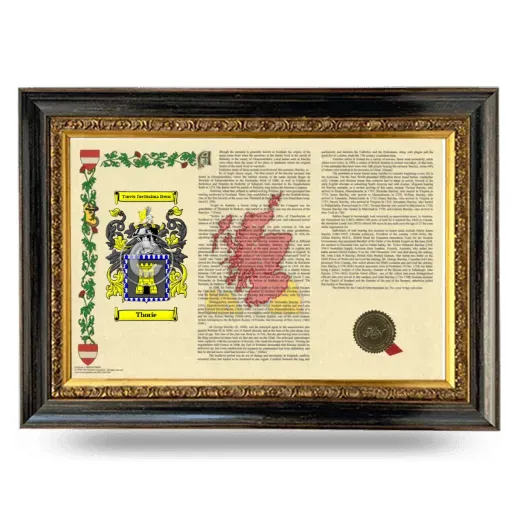 Thorie Armorial Landscape Framed - Heirloom