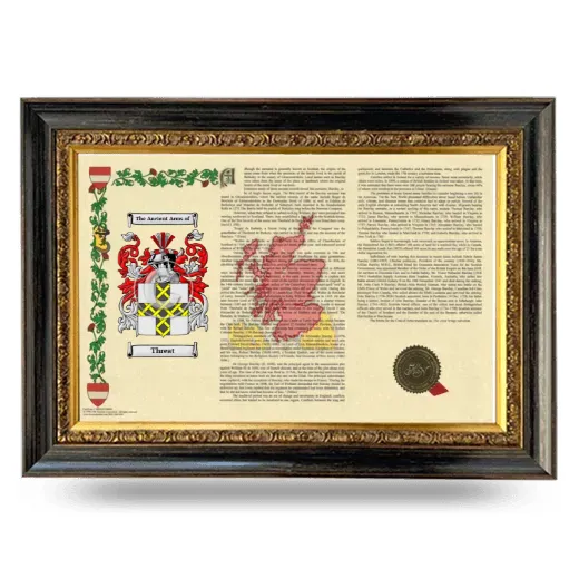 Threat Armorial Landscape Framed - Heirloom