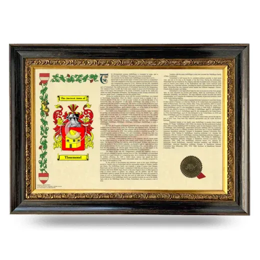Thurmond Armorial Landscape Framed - Heirloom