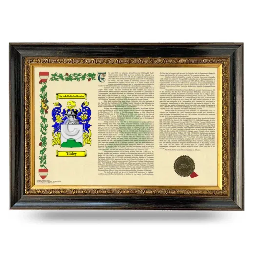 Tilsley Armorial Landscape Framed - Heirloom