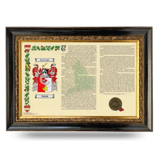Tinlink Armorial Landscape Framed - Heirloom