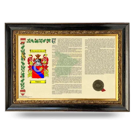 Tinoco Armorial Landscape Framed - Heirloom