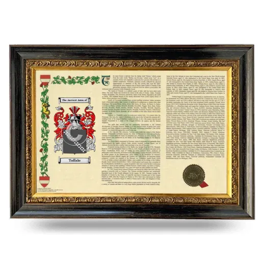 Toffalo Armorial Landscape Framed - Heirloom