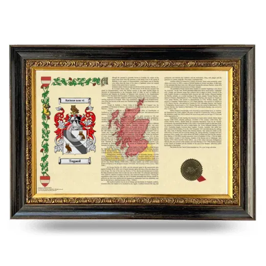 Togard Armorial Landscape Framed - Heirloom