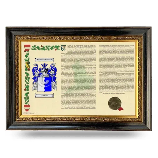 Tomaš Armorial Landscape Framed - Heirloom