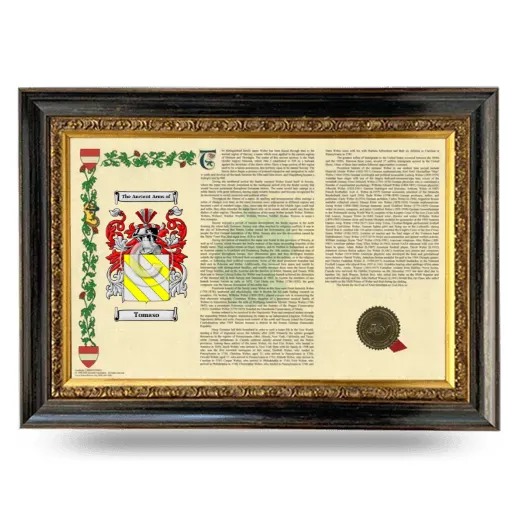 Tomaso Armorial Landscape Framed - Heirloom