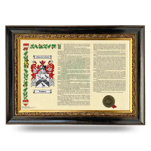 Tomass Armorial Landscape Framed - Heirloom