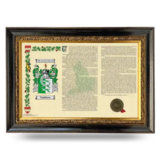 Tomlinson Armorial Landscape Framed - Heirloom