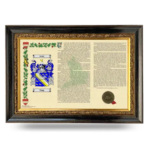 Tong Armorial Landscape Framed - Heirloom