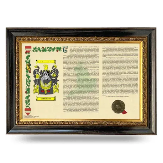 Tonkinson Armorial Landscape Framed - Heirloom