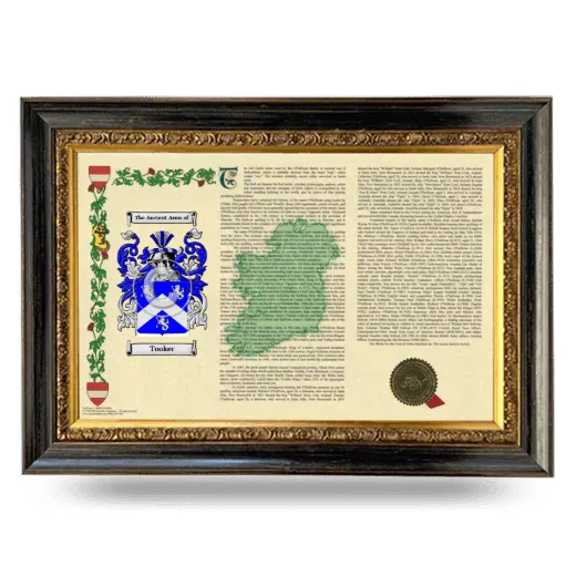 Tooker Armorial Landscape Framed - Heirloom