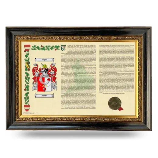 Trans Armorial Landscape Framed - Heirloom