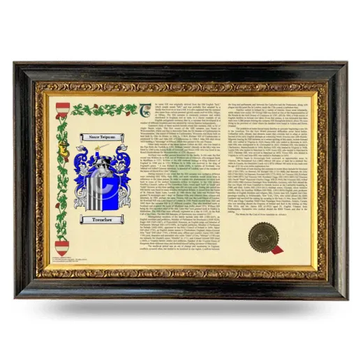 Trencher Armorial Landscape Framed - Heirloom