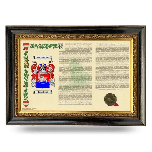 Trevillyent Armorial Landscape Framed - Heirloom