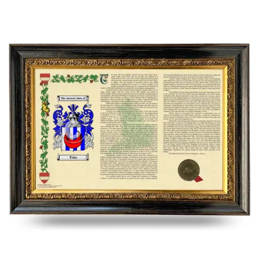 Trim Armorial Landscape Framed - Heirloom