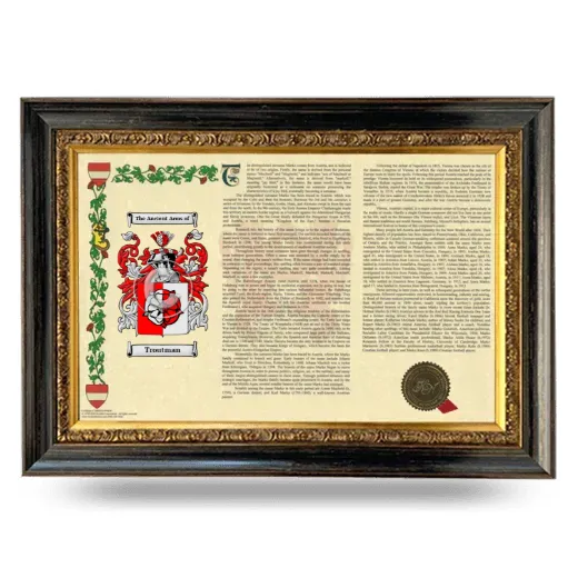 Troutman Armorial Landscape Framed - Heirloom