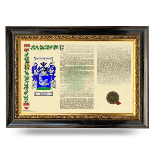 Tschudy Armorial Landscape Framed - Heirloom