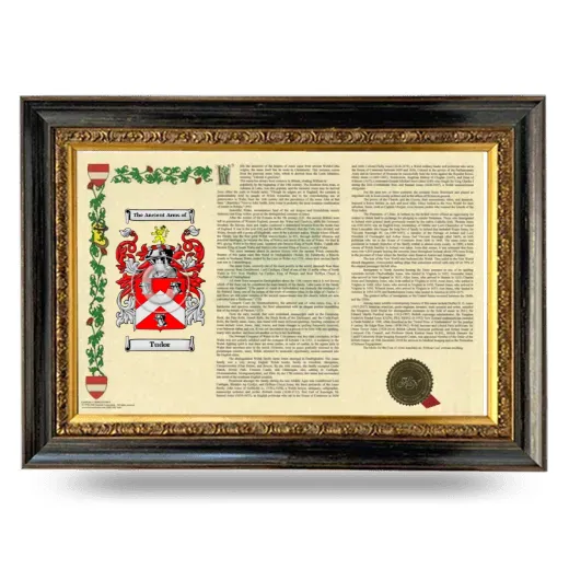 Tudor Armorial Landscape Framed - Heirloom