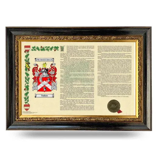 Tudors Armorial Landscape Framed - Heirloom