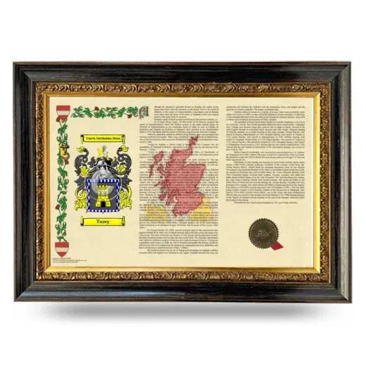 Turey Armorial Landscape Framed - Heirloom