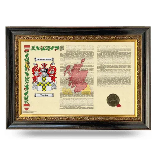 Twaites Armorial Landscape Framed - Heirloom