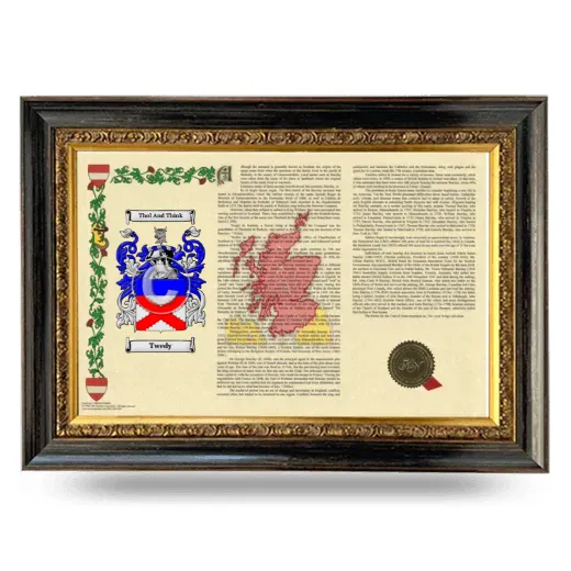 Twedy Armorial Landscape Framed - Heirloom