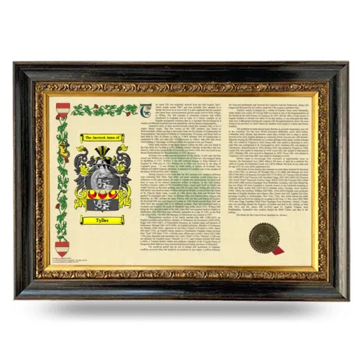 Tyller Armorial Landscape Framed - Heirloom