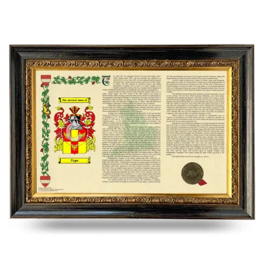 Urpe Armorial Landscape Framed - Heirloom