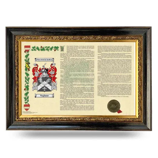 Vaghane Armorial Landscape Framed - Heirloom