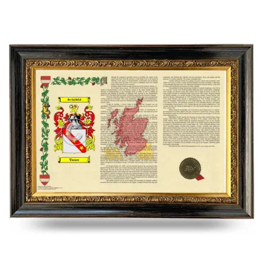 Vance Armorial Landscape Framed - Heirloom