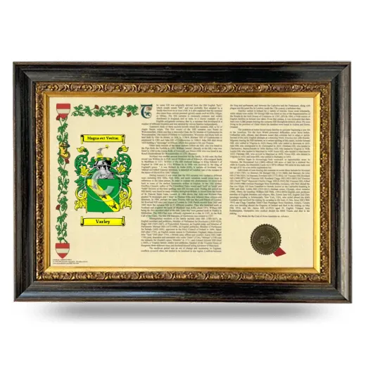 Varley Armorial Landscape Framed - Heirloom