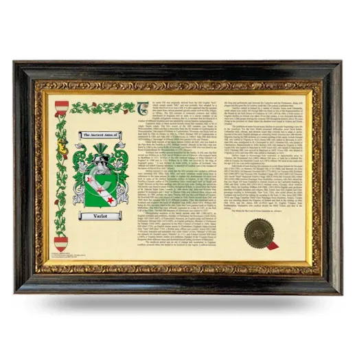 Varlot Armorial Landscape Framed - Heirloom
