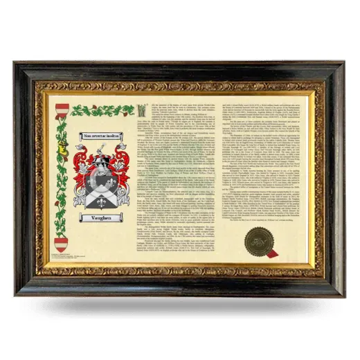 Vaughen Armorial Landscape Framed - Heirloom