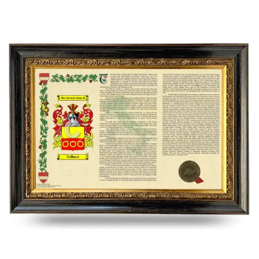 Vellucci Armorial Landscape Framed - Heirloom